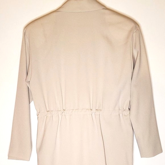 Jones New York Business Casual Cream Button Up Dress - Picture 7 of 8